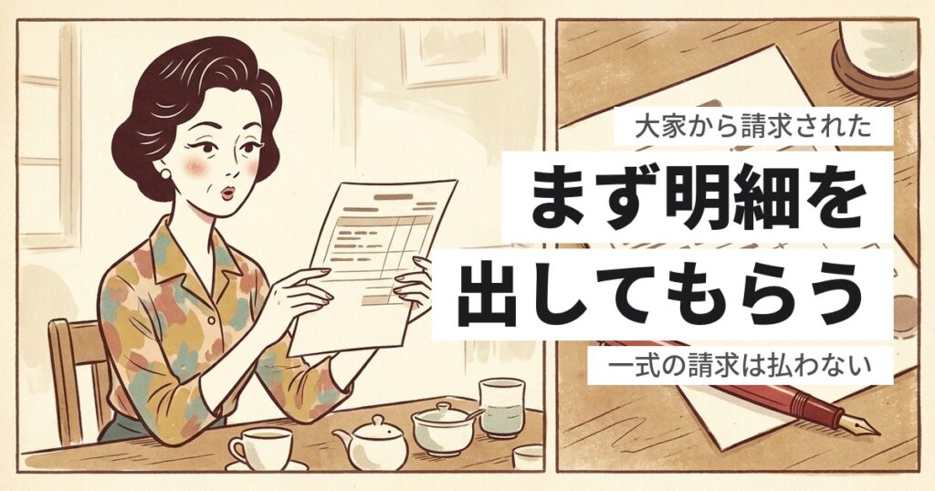 賃貸の遺品整理費用を大家から請求された｜妥当性の見分け方と減額交渉