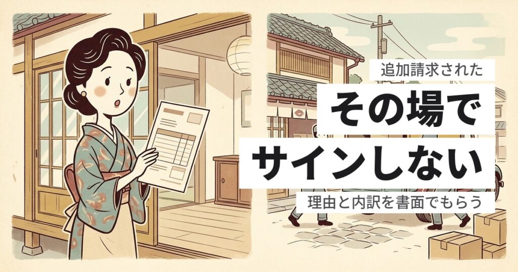 遺品整理で追加請求された｜払う必要があるかの判断と、防ぐための確認