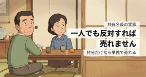 共有名義の実家を売りたいが兄弟が反対｜同意なしで進める方法
