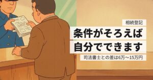 相続登記は自分でできる？費用の内訳と、司法書士に頼むべきケース